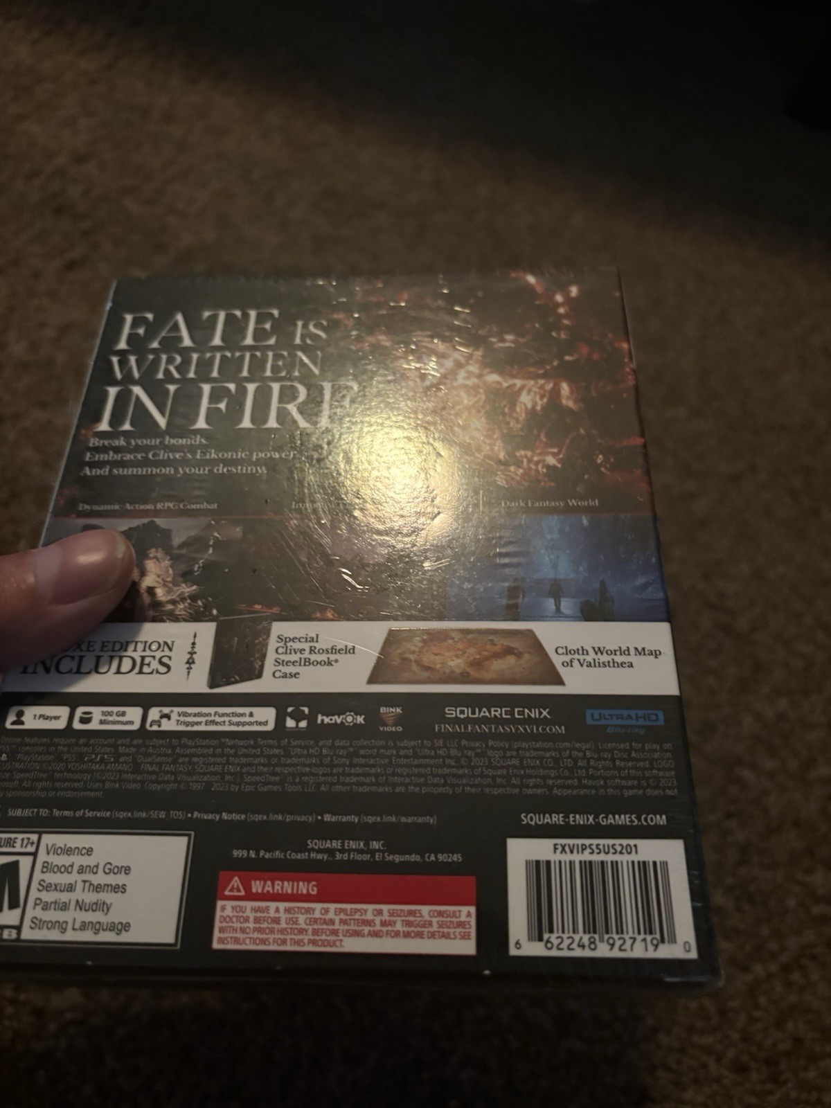 Final Fantasy XVI Deluxe Edition Brand New With Preorder Bonus