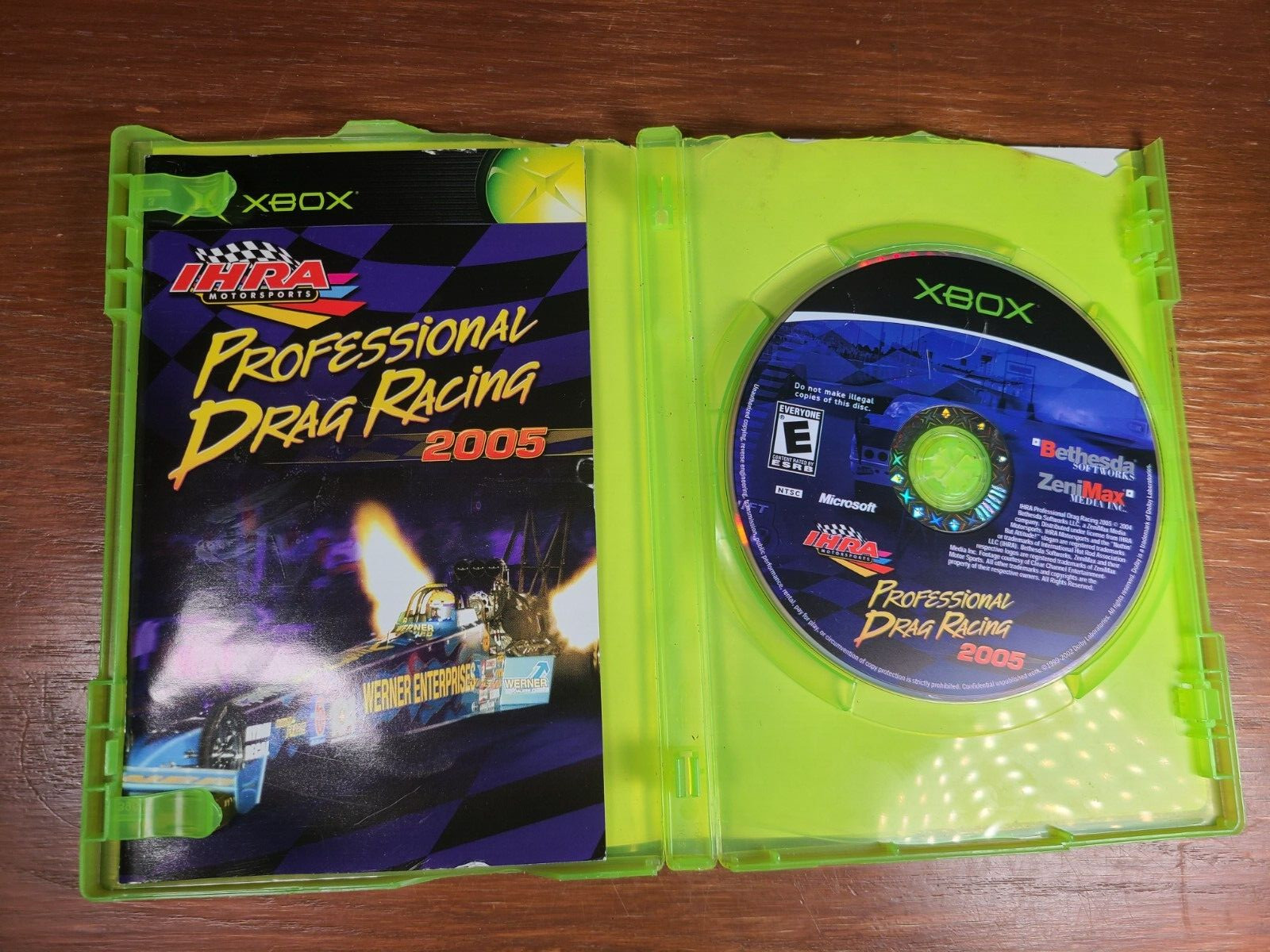 IHRA Professional Drag Racing 2005 (Original Xbox) Complete w/ Manual CIB Tested