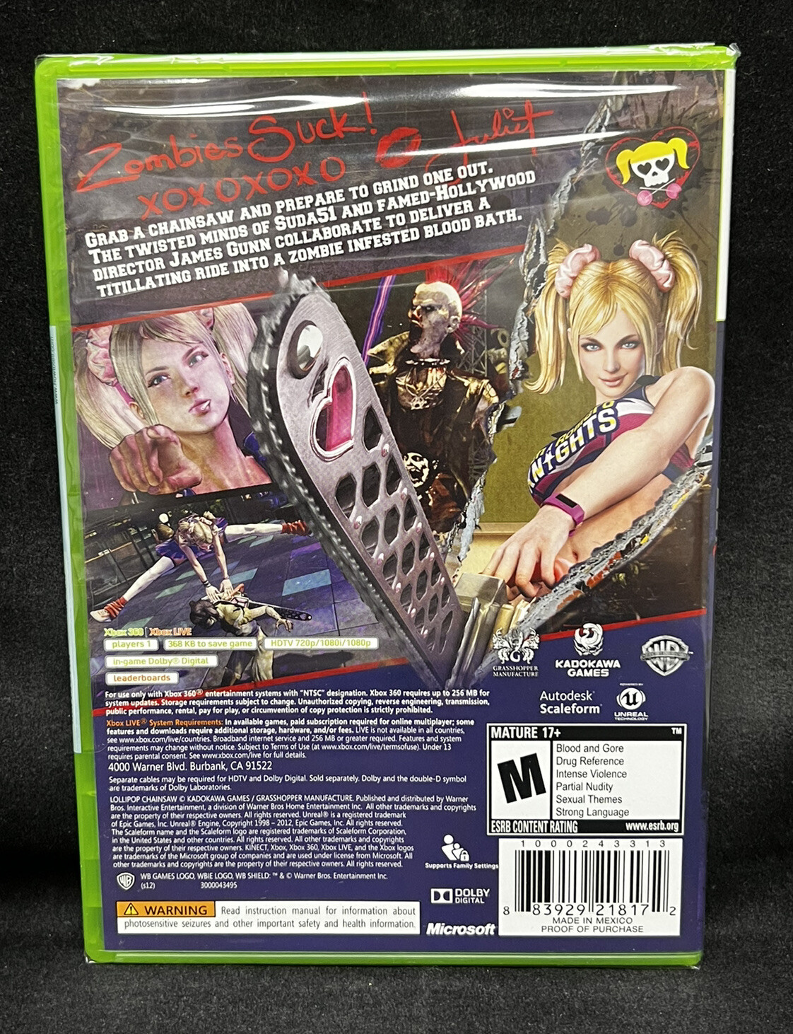 Lollipop Chainsaw (Xbox 360) BRAND NEW