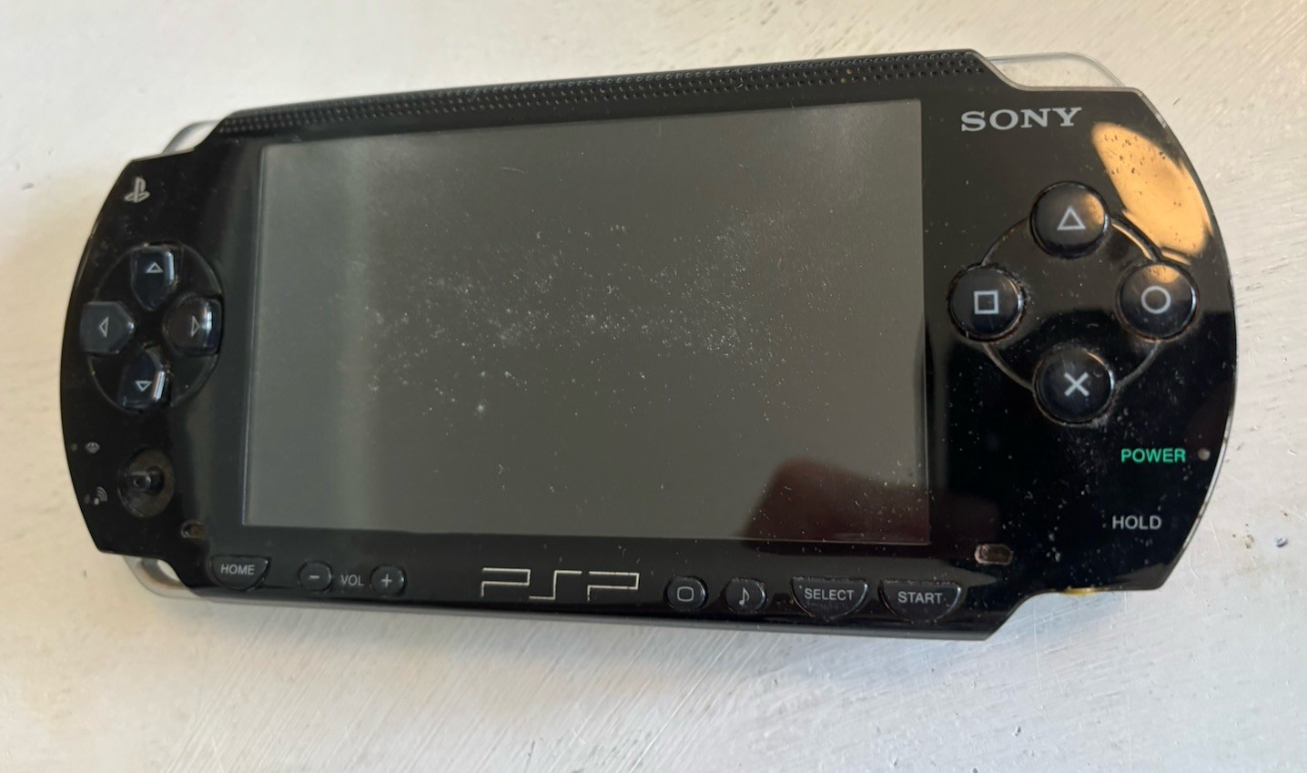 Sony PSP Console Only PSP-1001 Handheld For Parts Or Repair. Read- With Charger