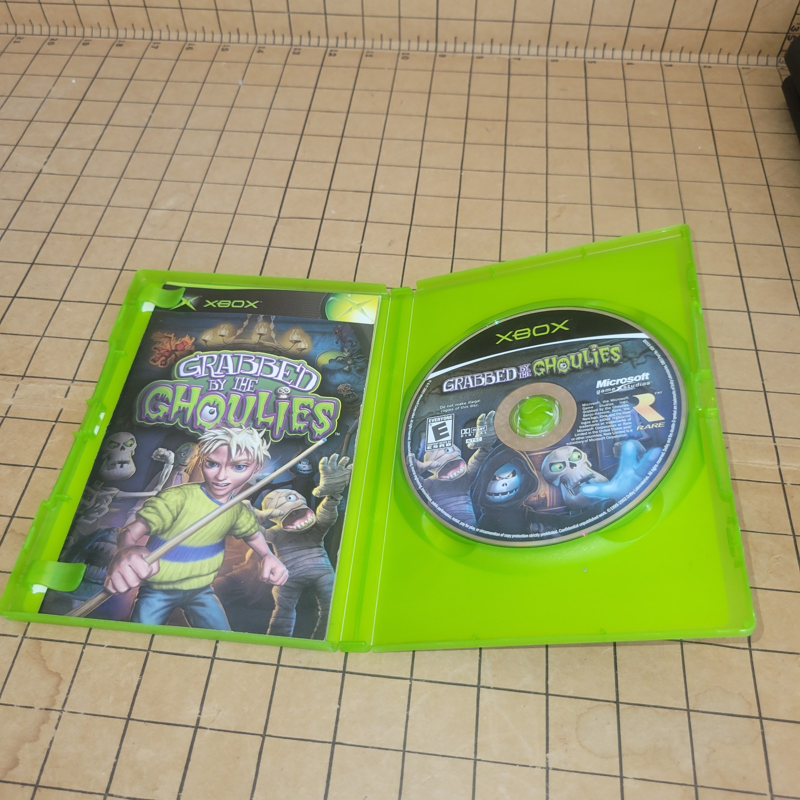 Grabbed by the Ghoulies (Microsoft Xbox, 2003) GREAT CONDITION