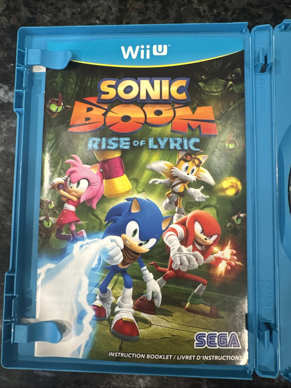 Nintendo Wii U 2012 – Sonic Boom: Rise of Lyric w/ Box & Manual (Works)