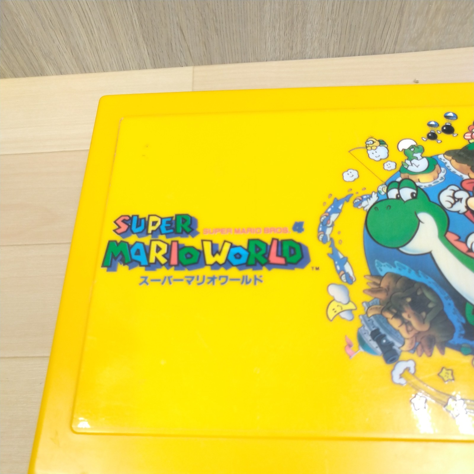Nintendo Super Famicom Console with Mario World Storage Case & Japanese Game