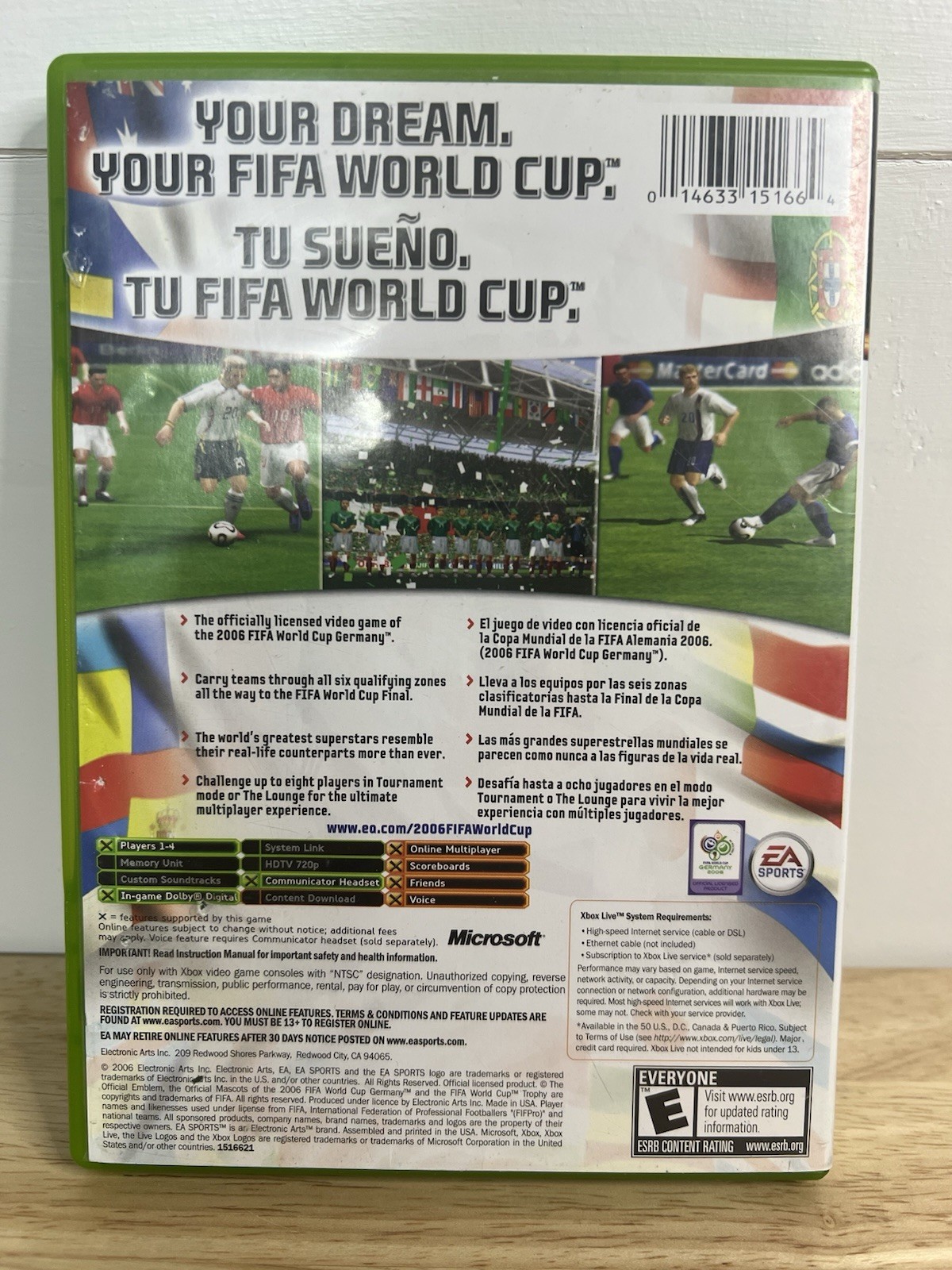 FIFA World Cup Germany 2006 XBOX CIB Complete TESTED