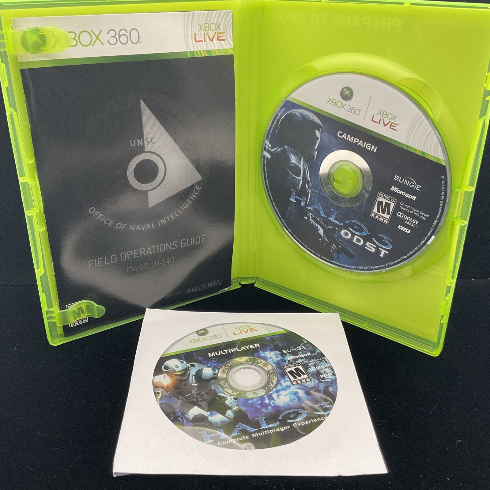 Halo 3: ODST (Xbox 360) Tested & CIB Clean 1 YR Warranty Refurbished Mint Disc