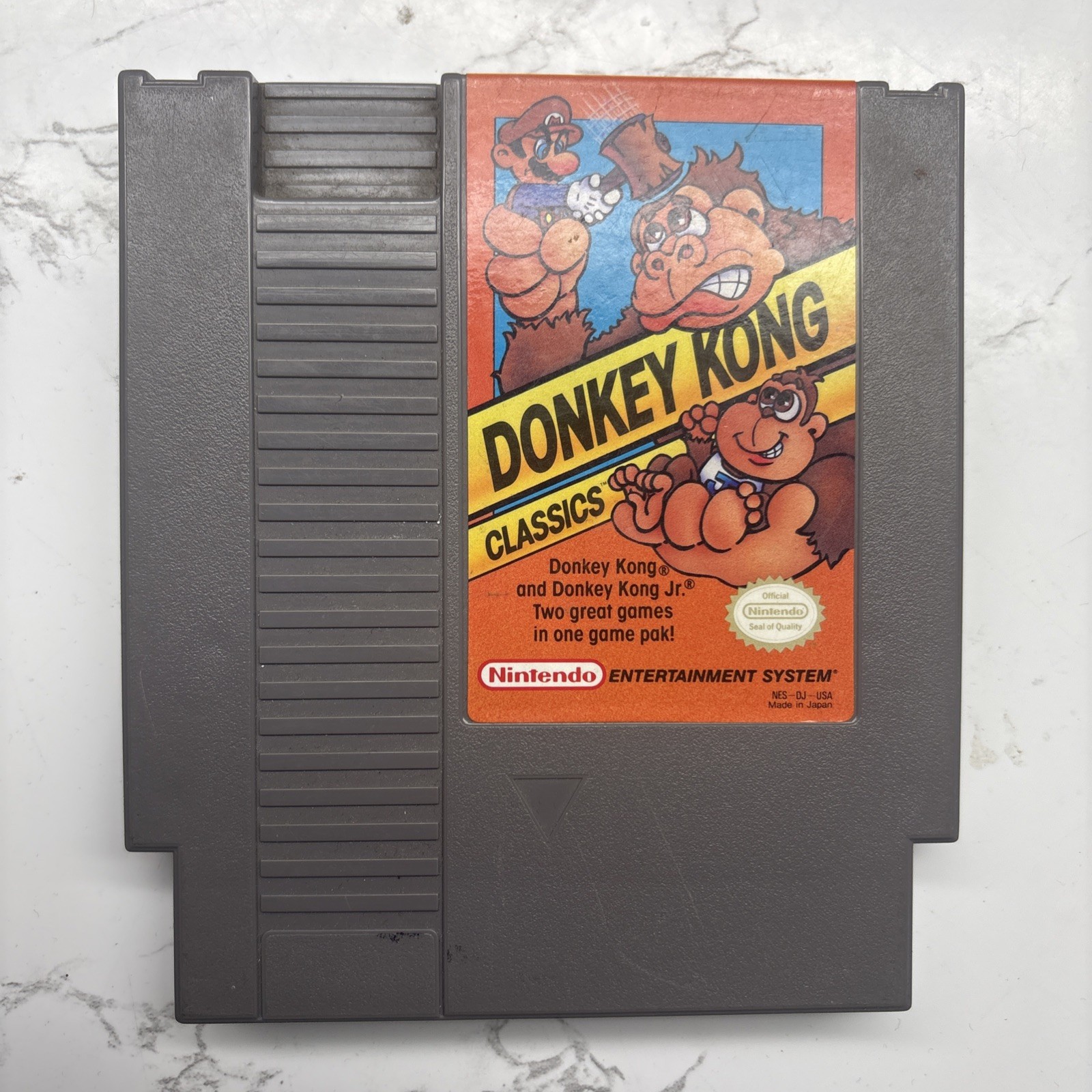 Nintendo Donkey Kong Classics Nintendo NES Arcade Two Games Cartridge NTSC