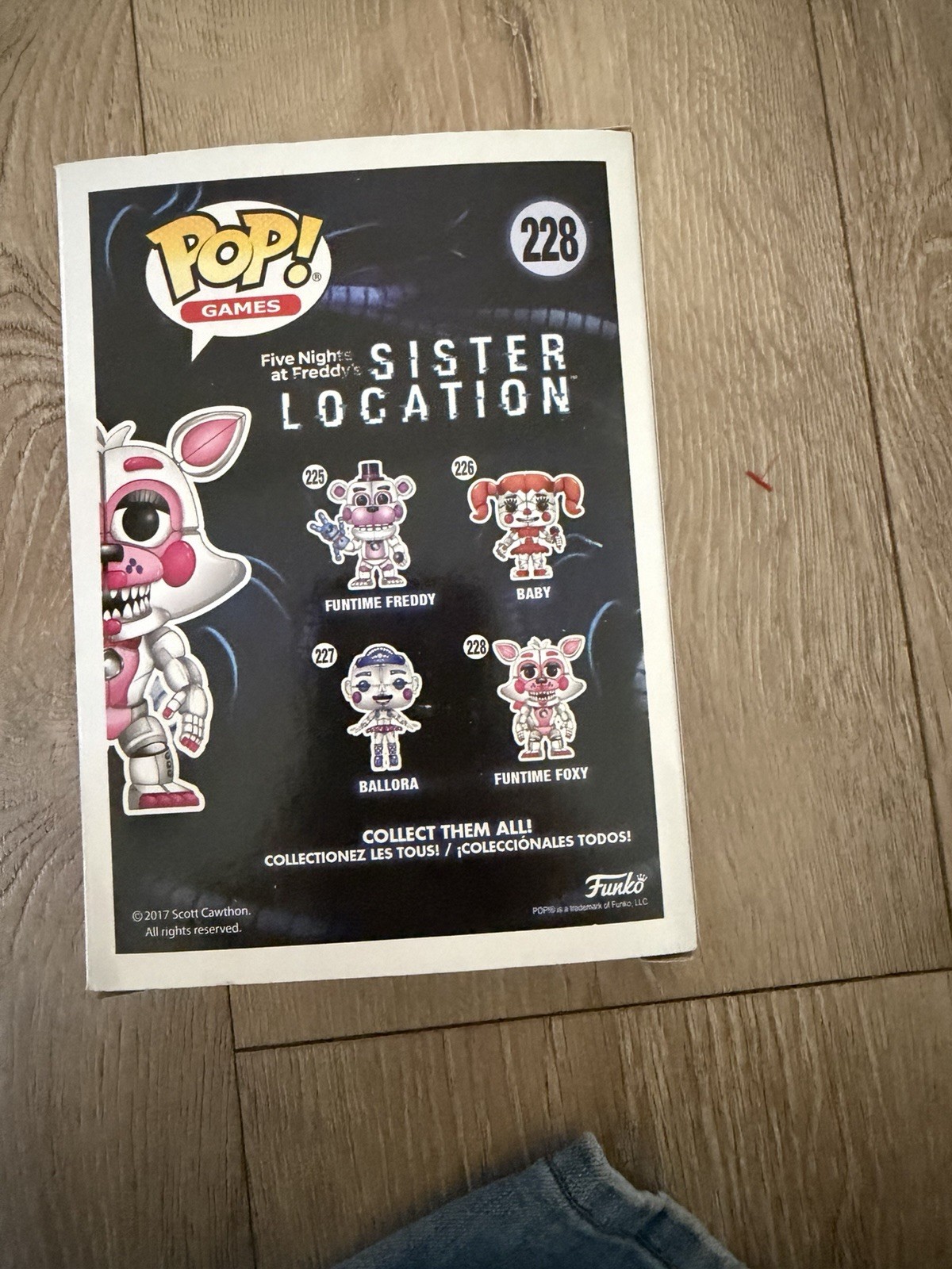 Funko Pop! Games FNAF Sister Location Funtime Foxy #228 Boxed Vinyl Figure