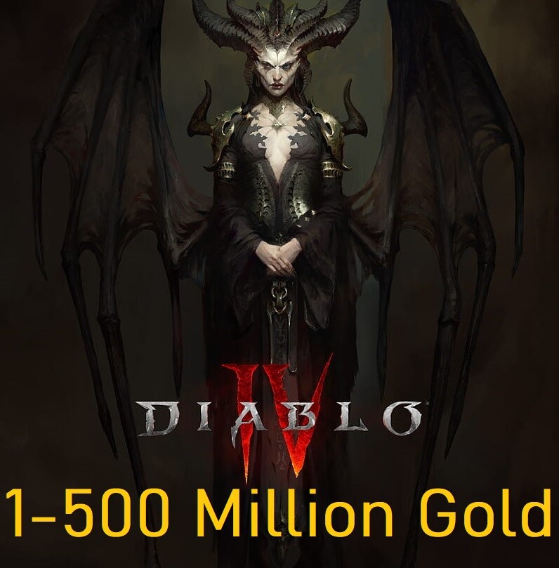 DIABLO 4 GOLD 💥 Season 6 Gold Softcore / Hardcore S6 💥 D4 Eternal Gold 10B 50B