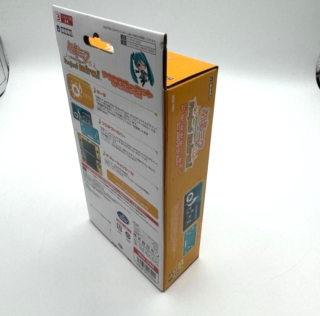 NEW Hori Hatsune Miku Project Mirai Accessory Set for Nintendo 3DS Brand Case JP