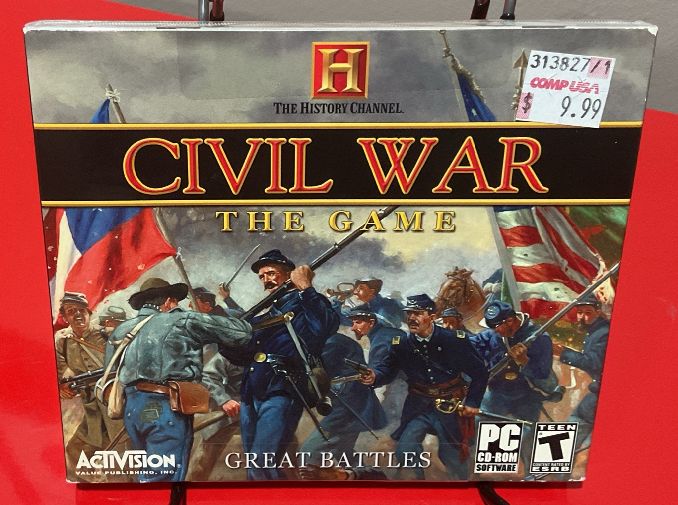 The History Channel Civil War The Game- Windows XP, ME, 98 (New/Sealed)