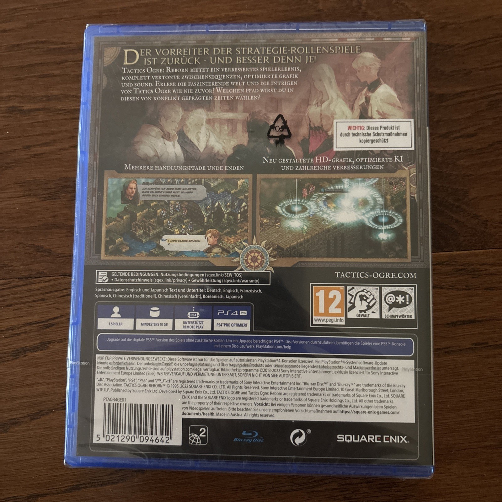 Tactics Ogre: Reborn PS4 New Sealed USK/PEGI IMPORT PS5 upgrade available