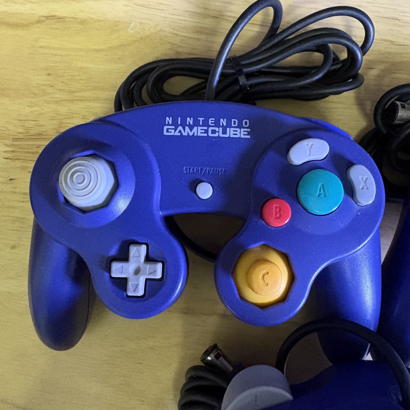 Lot 5 Nintendo Gamecube Indigo Controller OEM DOL-003 Purple UNTESTED PARTS