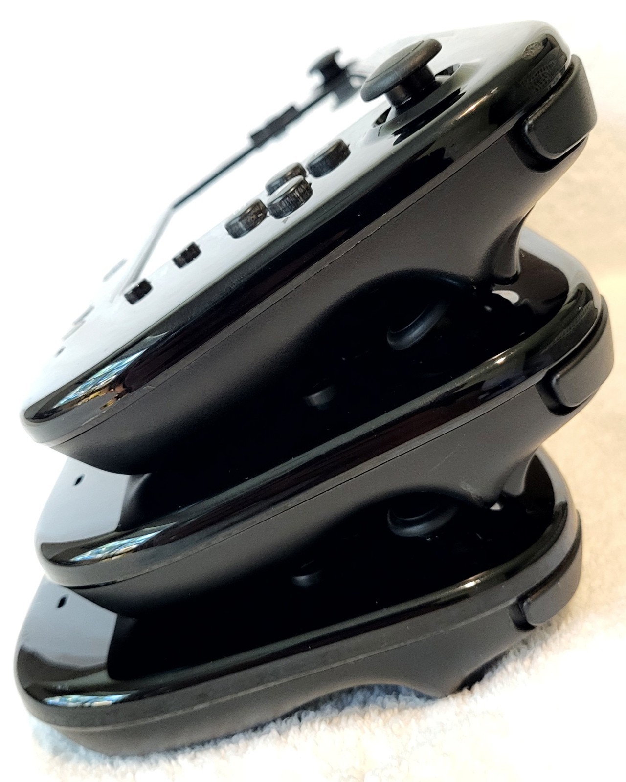 Lot of 3 Nintendo Wii U GamePad Only OEM WUP-010 Cleaned, Tested, Working