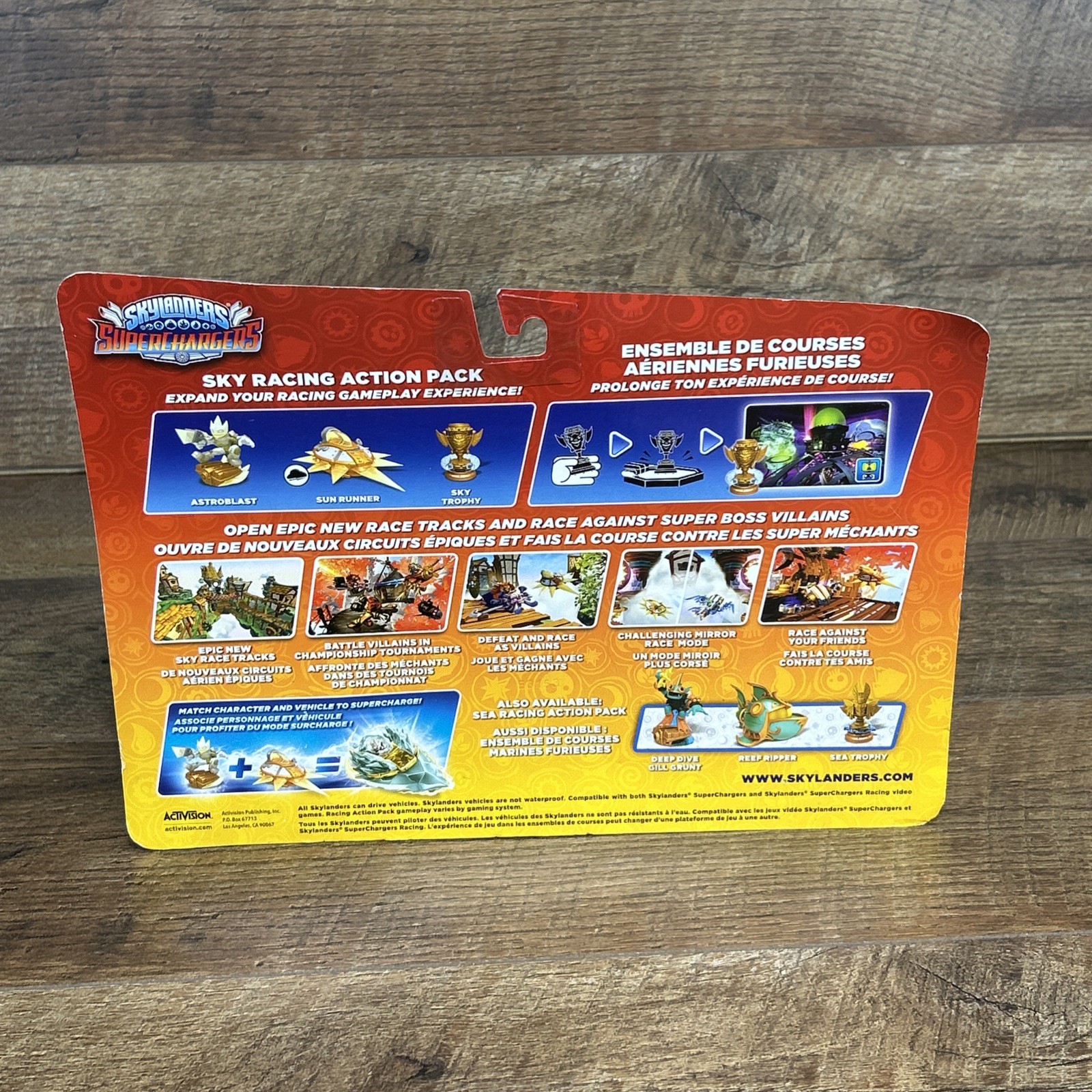 Skylanders ASTROBLAST Superchargers Sky Racing WHITE Game 3-Pack Set Pack-New