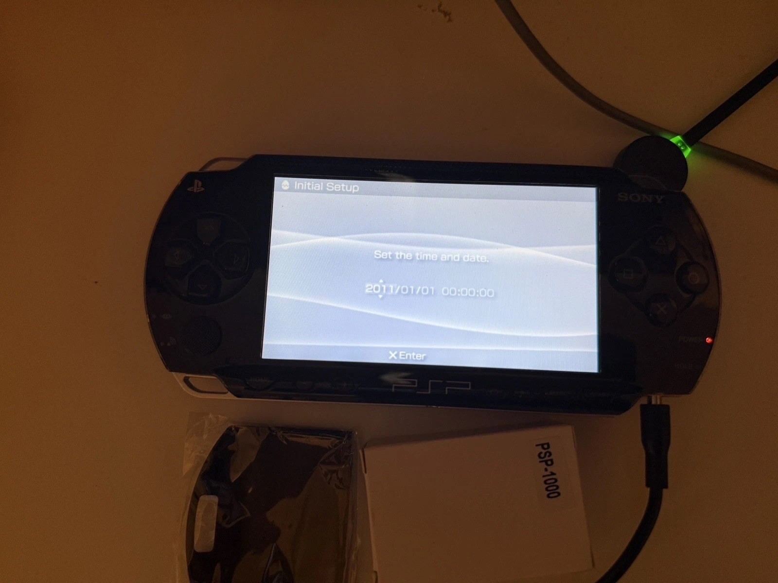 Sony PSP-1000 Black Handheld System Wi-Fi Region Free 480p USB
