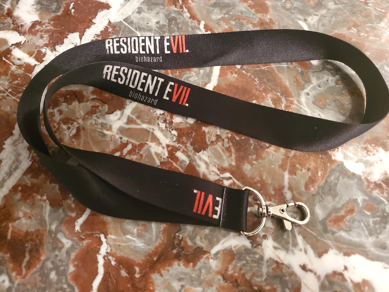 CAPCOM RESIDENT EVIL 7 BIOHAZARD LANYARD PROMOTIONAL ITEM!