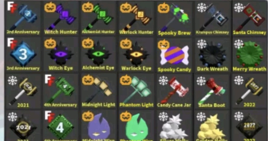 Flee The Facility 2020-2021 Legendary Sets FTF