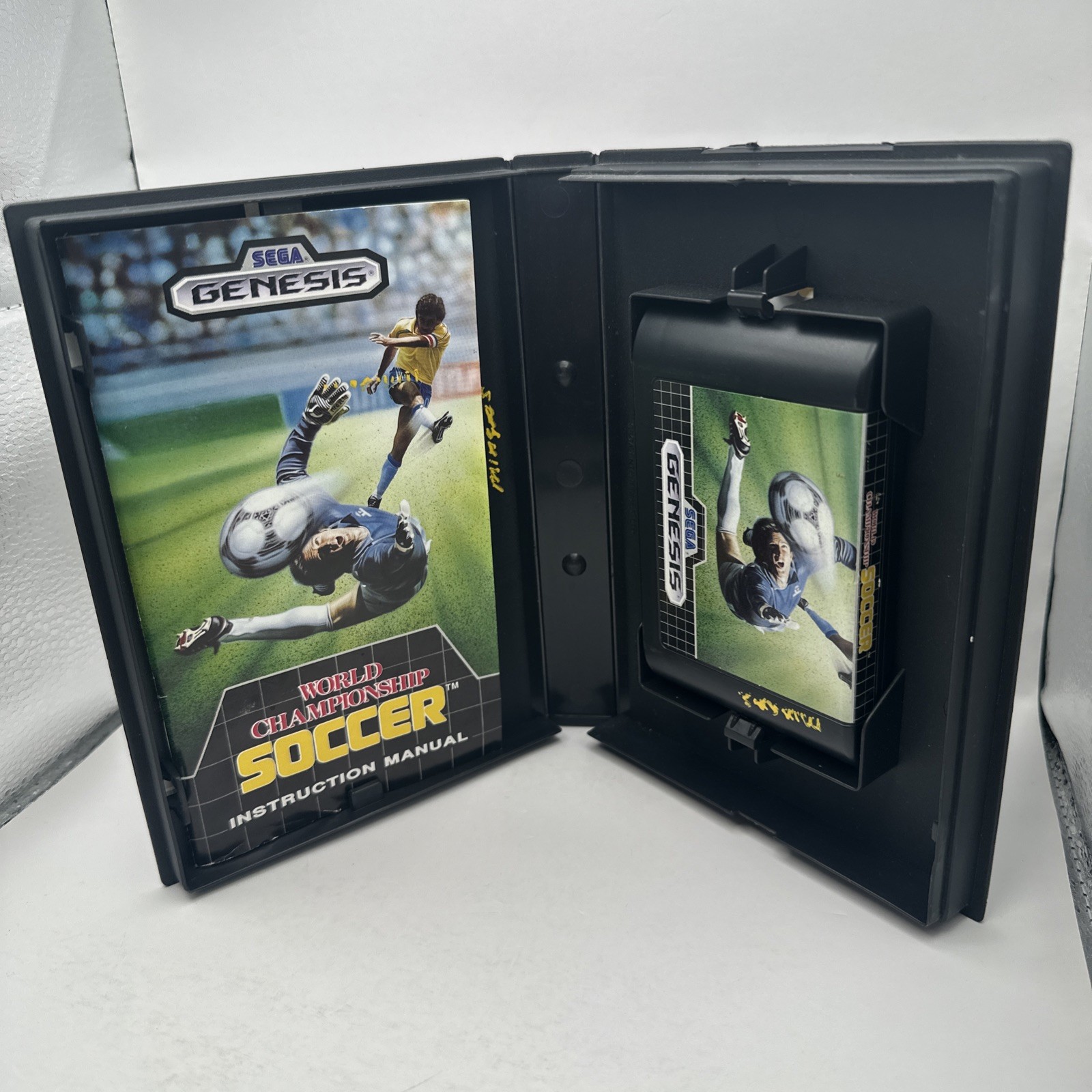 World Championship Soccer 1 2 Sega Genesis Sports Games LOT bundle