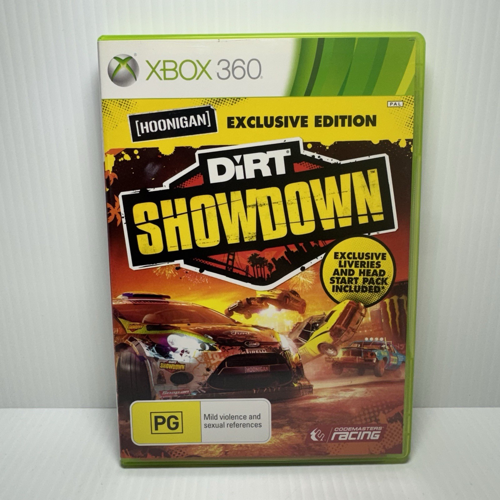 Dirt Showdown Microsoft Xbox 360 Game Complete w/ Manual Like New Condition PAL