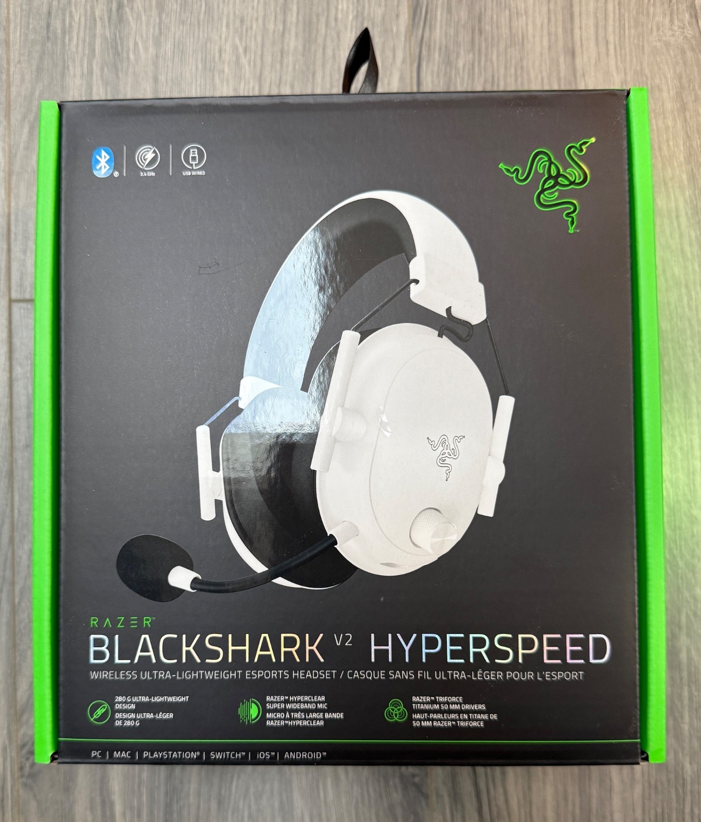 Razer – Blackshark V2 Hyperspeed Wireless Over-the-Ear Gaming Headset for PC NEW
