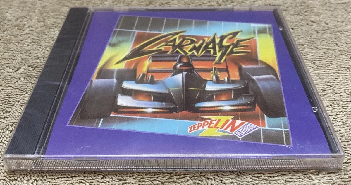 Carnage PC Game Zeppelin Platinum Brand New Sealed Computer Game 1994 Racing