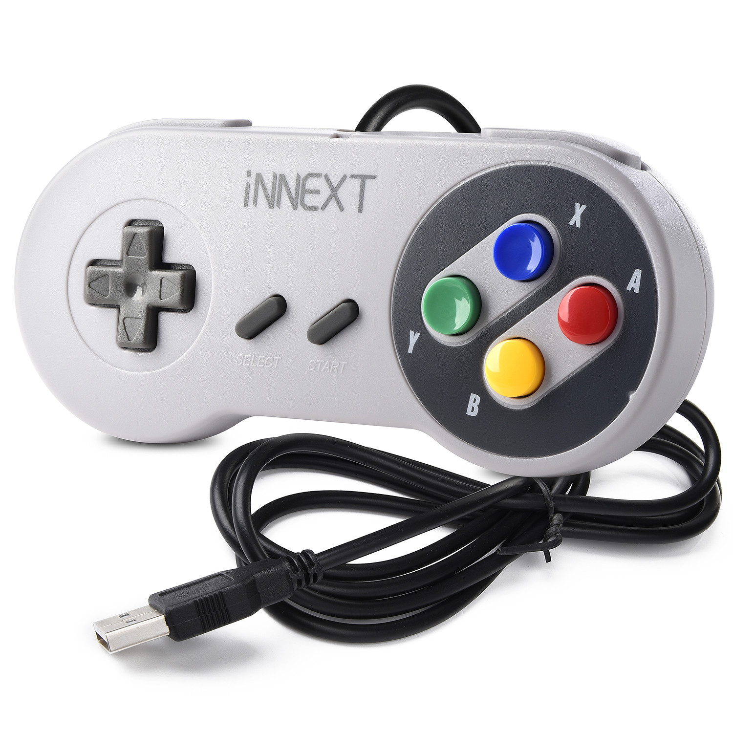 Wired USB N64 SNES Controller Game Pad Joypad for Windows PC Raspberry/Xbox 360