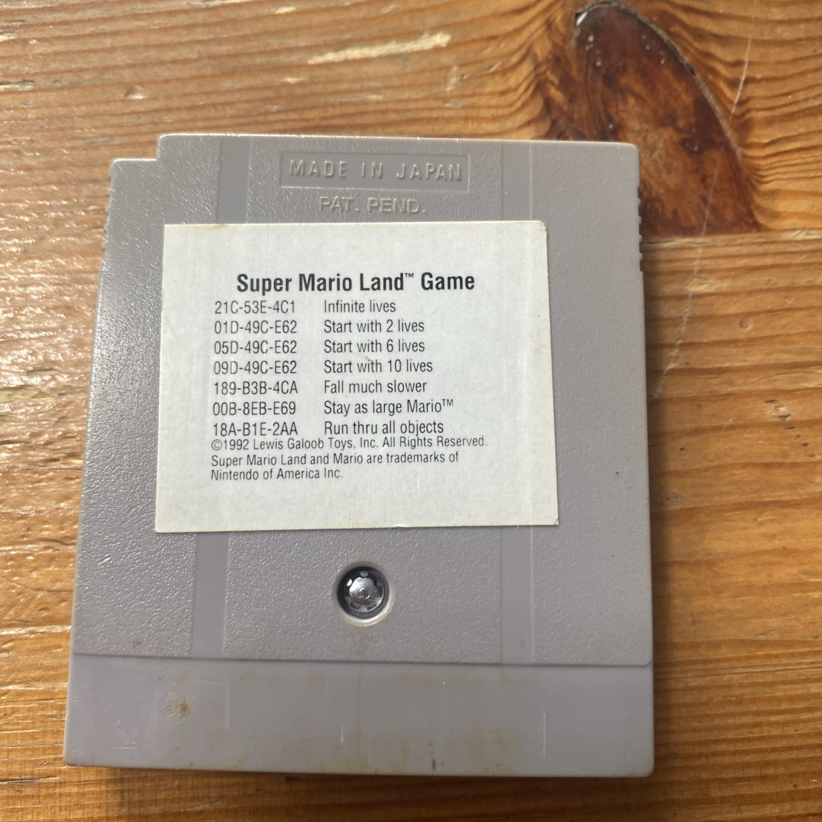 Super Mario Land Nintendo Original Gameboy Game – Tested + Working & Authentic!