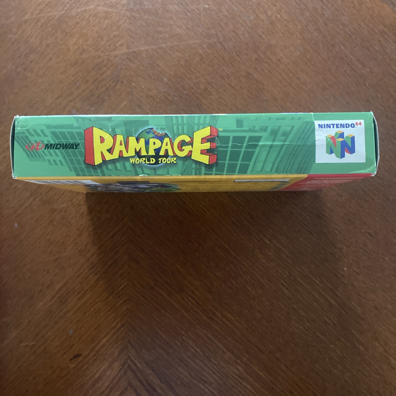 Rampage World Tour (Nintendo 64 N64) BOX w/ Protector & Registration Card Only