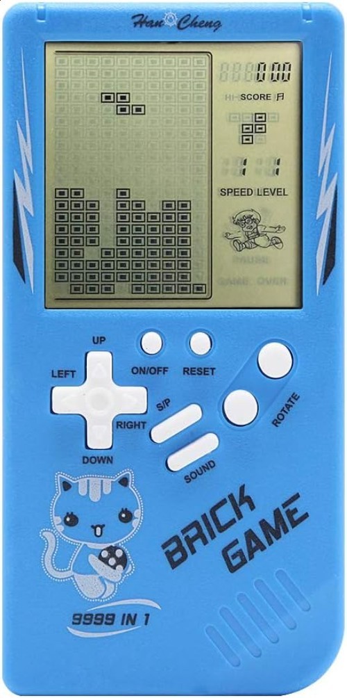 LCD 9999-in-1 Brick Tank Racing Shooter Gift