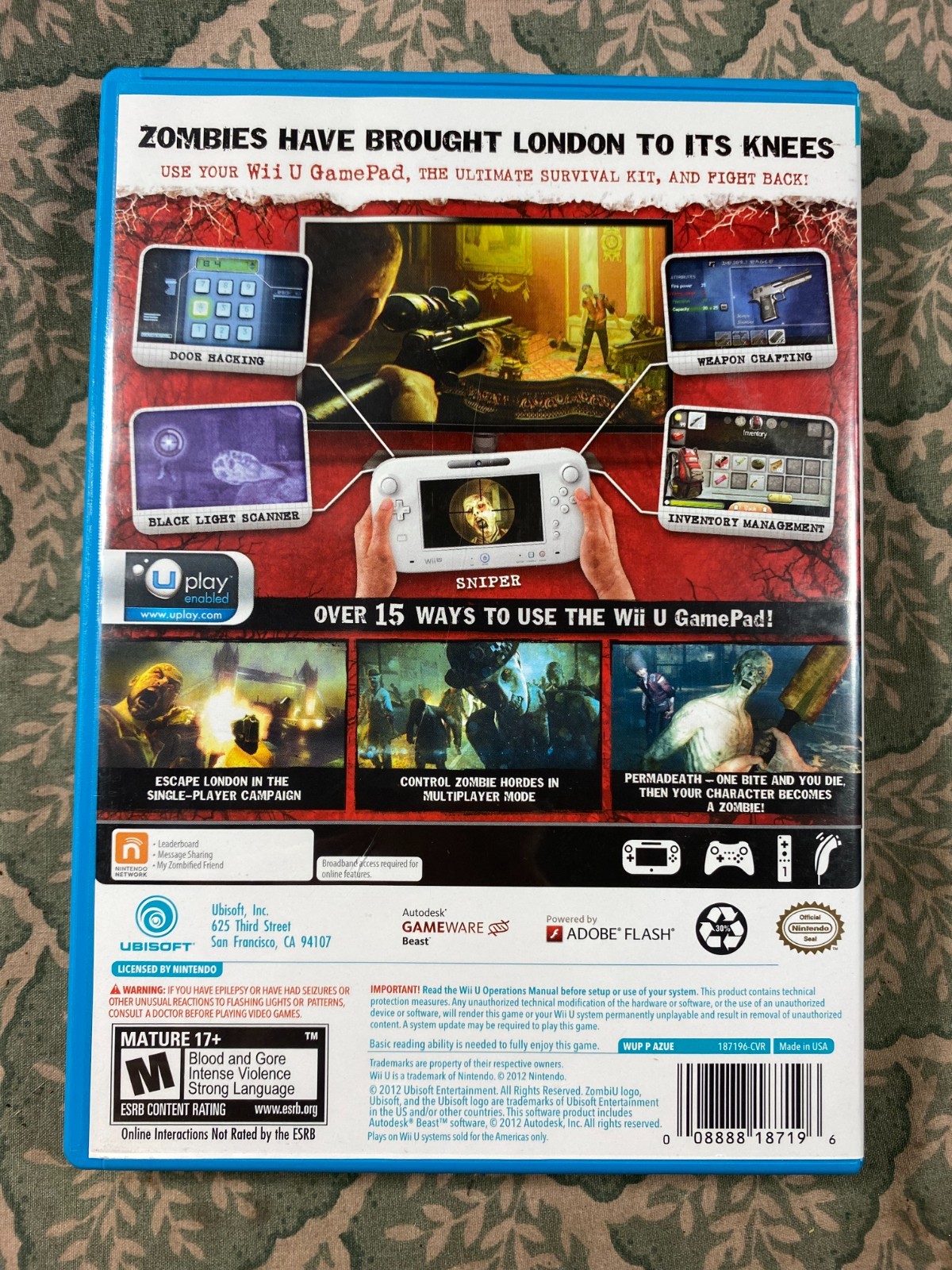 ZombiU Nintendo Wii U