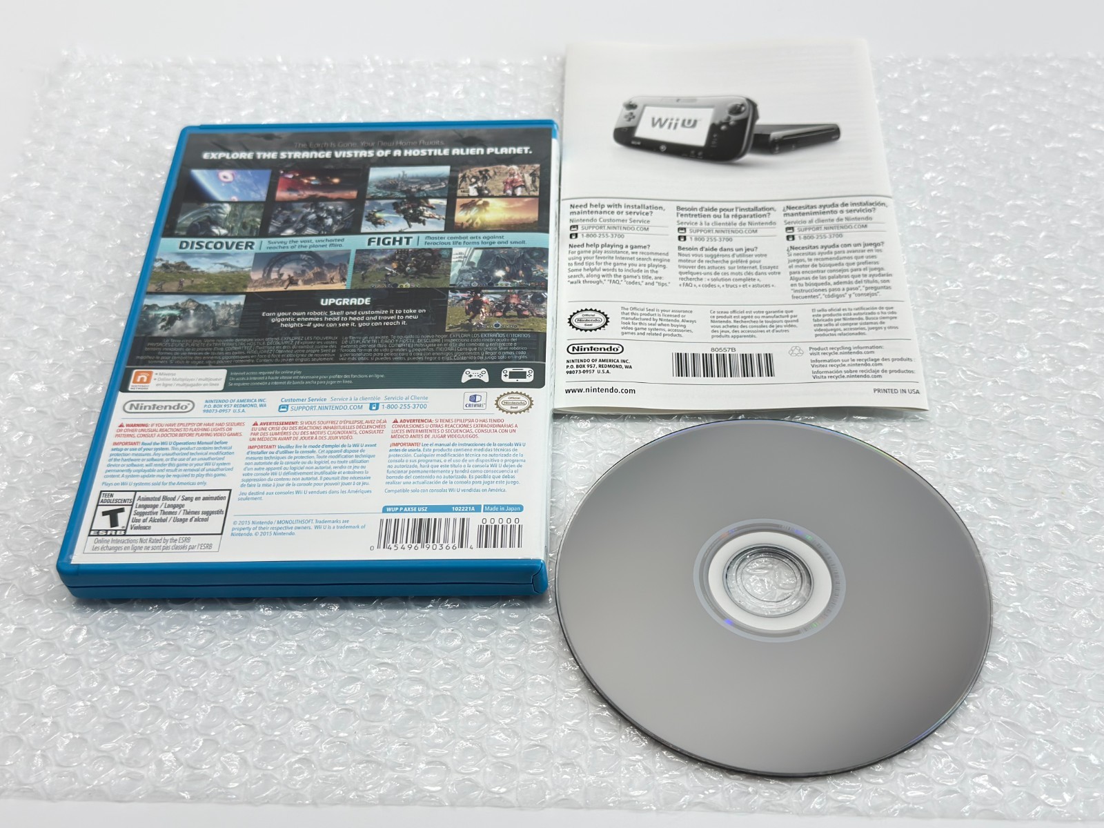 Xenoblade Chronicles X (Nintendo Wii U) Complete & Tested