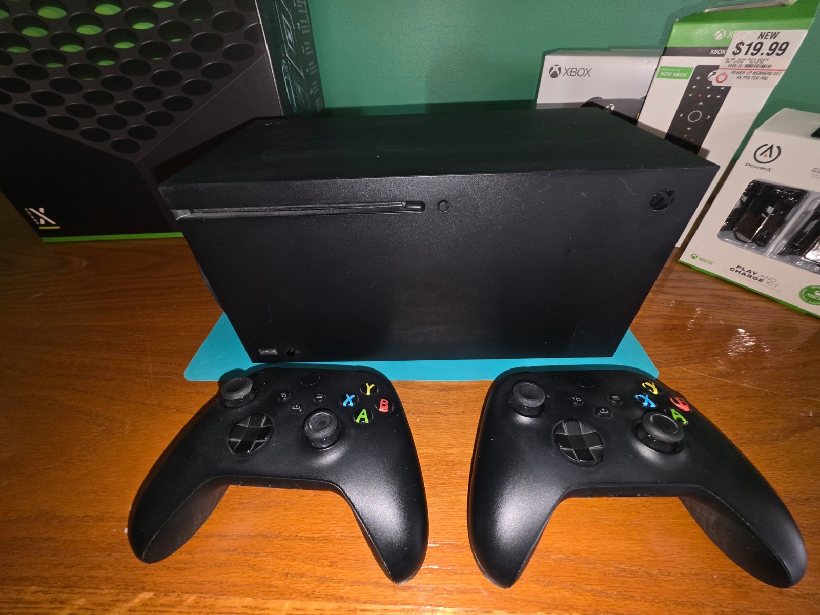 Microsoft Xbox Series X 1TB SSD with 2 controllers and games Rockstar GTA RDR2