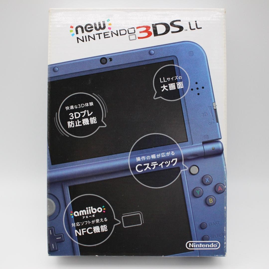 [Dual IPS] NEW Nintendo 3DS LL XL Metallic BLUE Game Console From JP