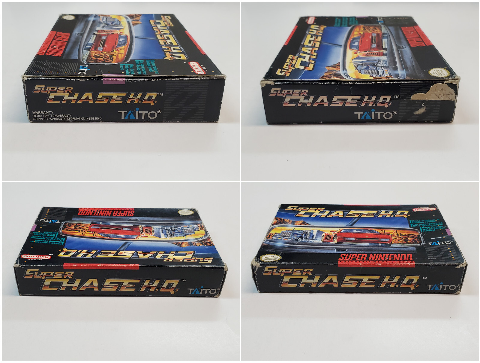 Super Chase HQ H.Q. Super Nintendo Box Only *(No Game,No Manual) *wear