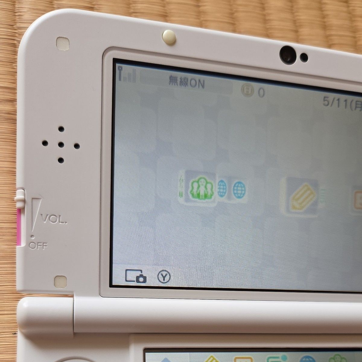 New Nintendo 3DS XL LL Pink White Console Stylus Working Tested Japanese ver