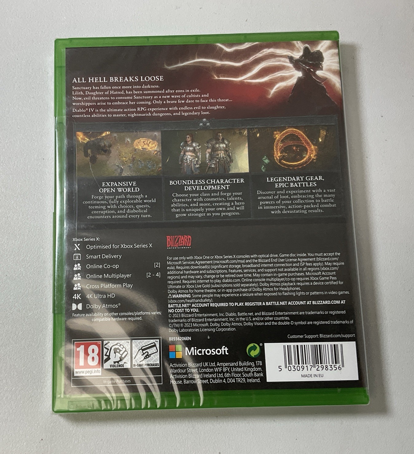 Diablo IV Cross-Gen Bundle – Xbox Series X/Xbox One-European Version – PEGI 18