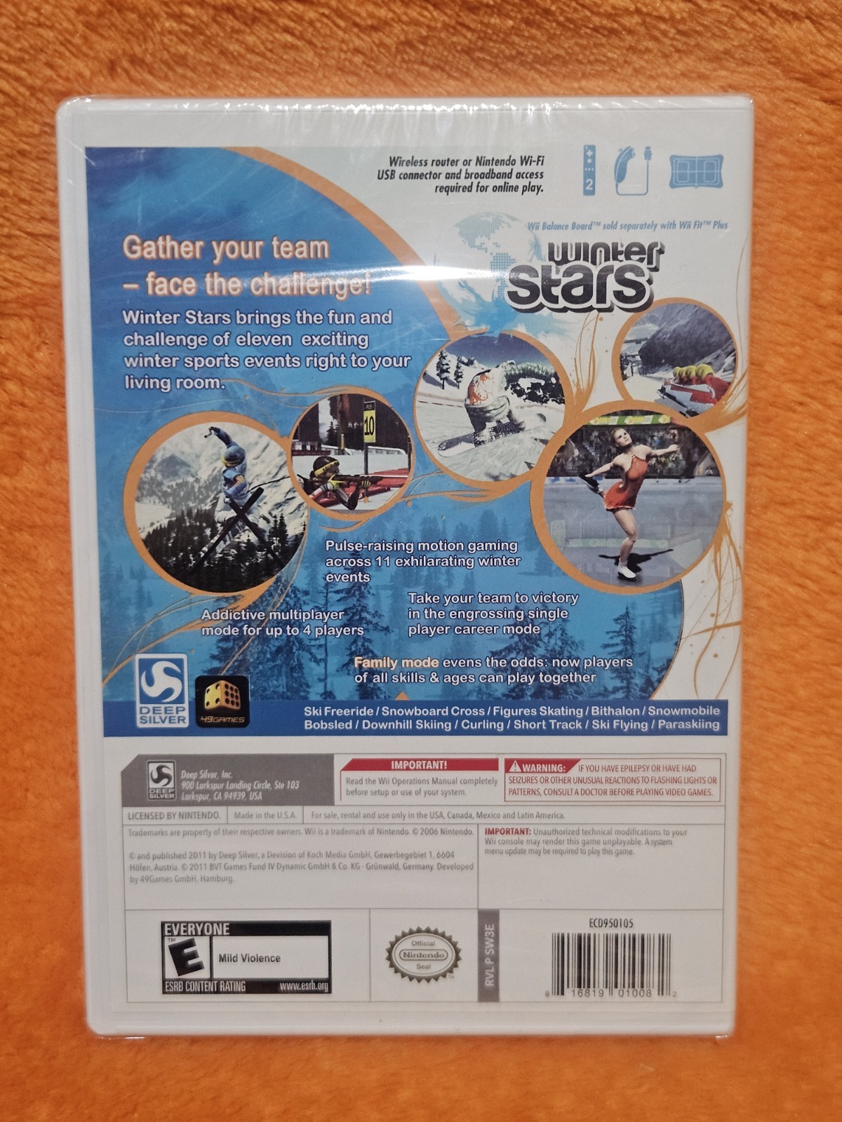 Nintendo Wii WINTER STARS Sports Game – New & Factory Sealed!!!