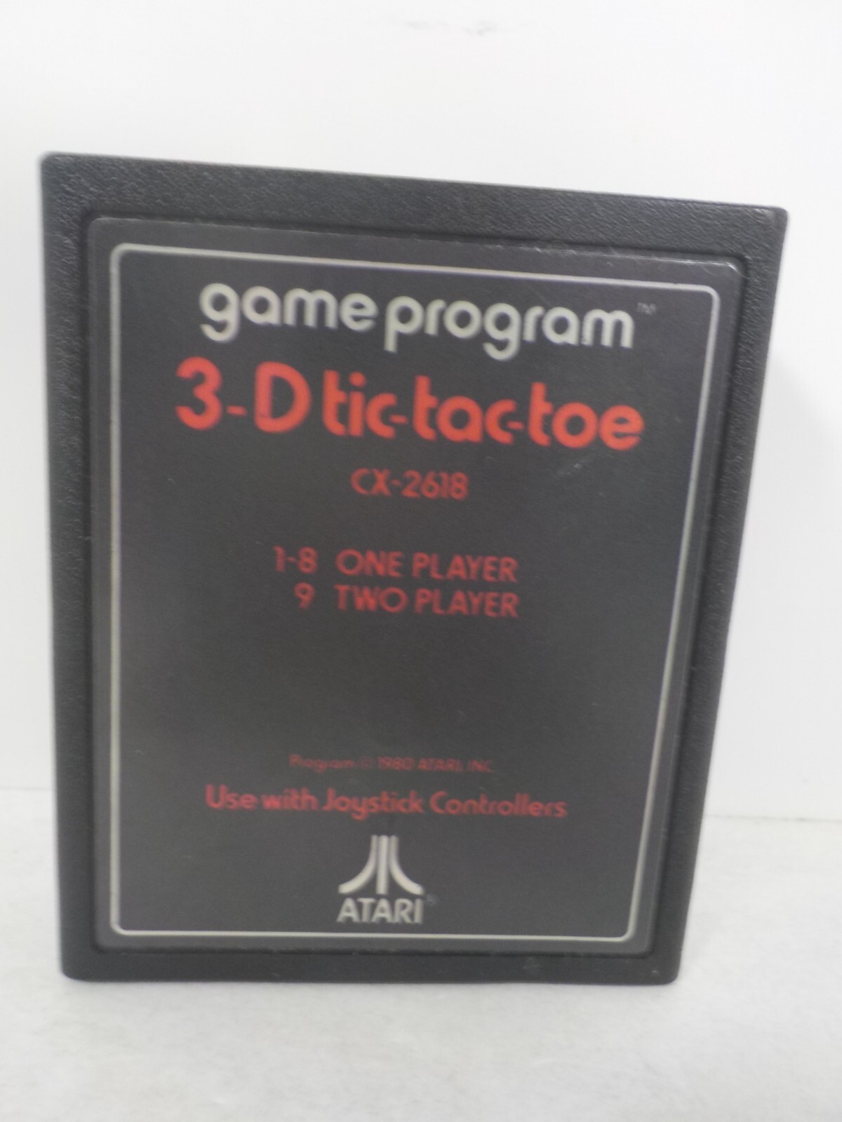 N A129 Atari 2600 Game Lot w/ Manual Video Pineball & 3D Tic Tac Toe