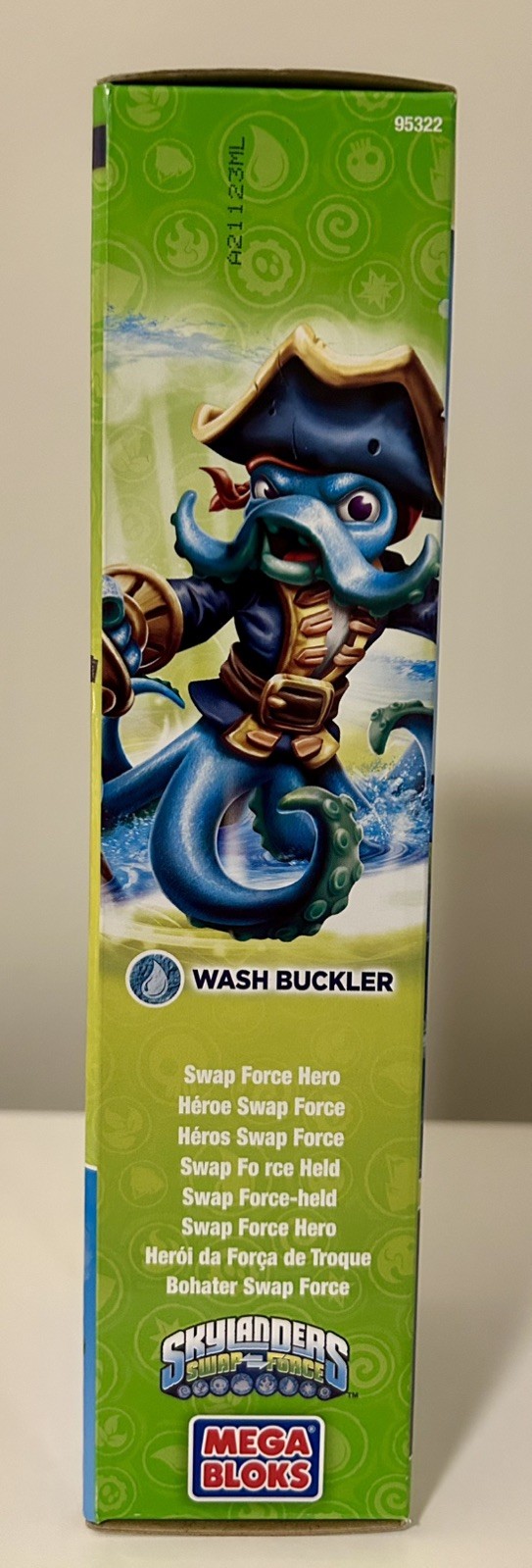 Skylanders – Swap Force – MEGA BLOKS – Wash Buckler 🐙 Rare – BNIFSP