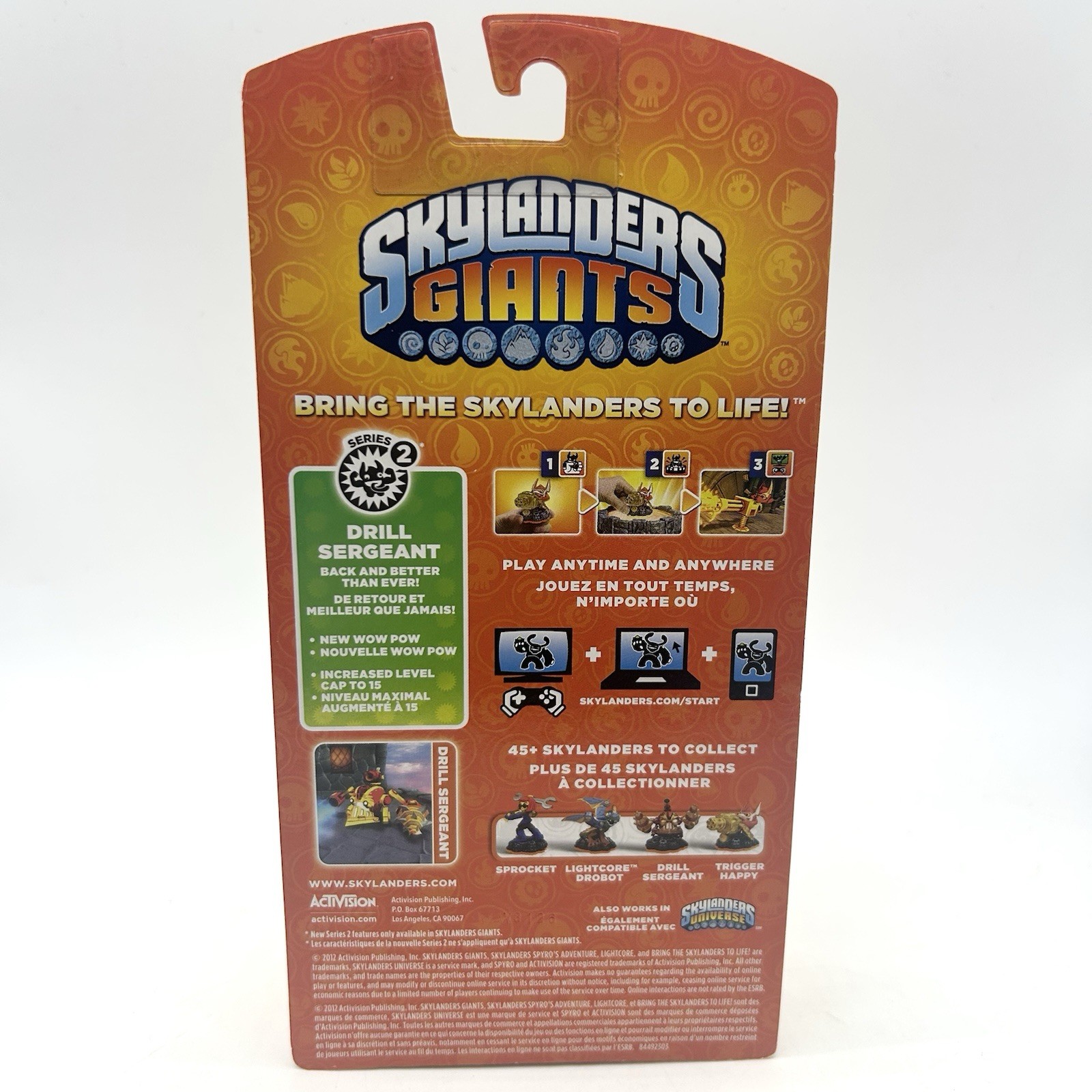Skylanders Giants Drill Sergeant Figure NEW IN BOX