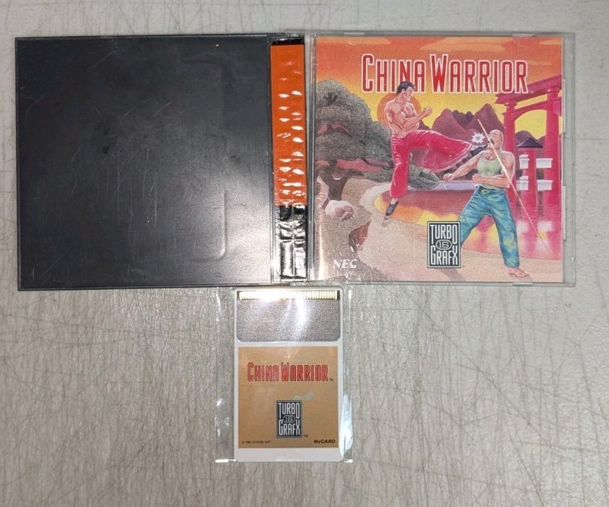 CHINA WARRIOR (TURBOGRAFX 16 TG-16) Complete w/ Manual