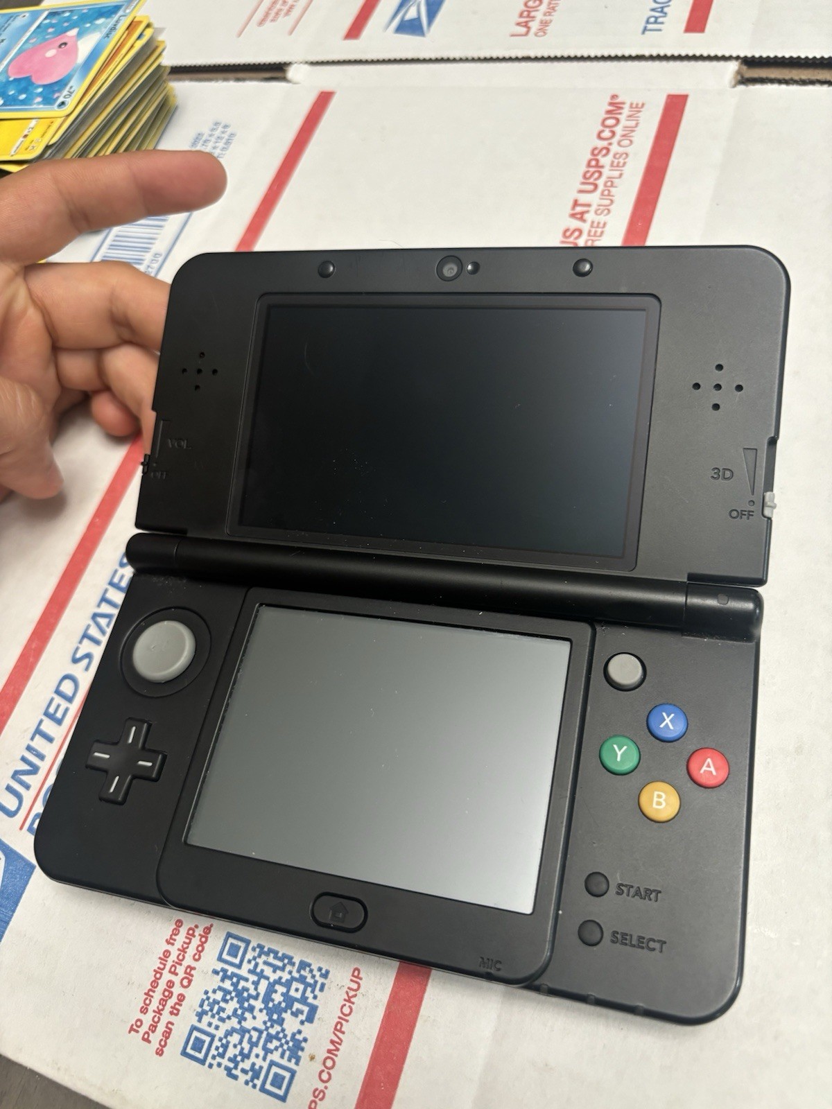 Nintendo 3DS Original Super Mario Edition Handheld System Black with GB ADV Case