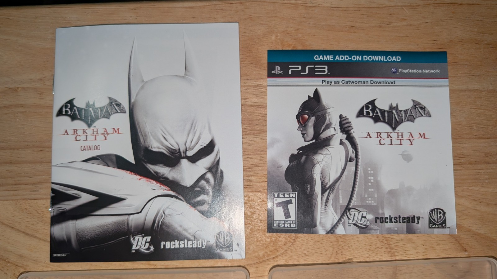 BATMAN: ARKHAM CITY (Sony PlayStation 3) Complete with Manual & CAtalog for PS3
