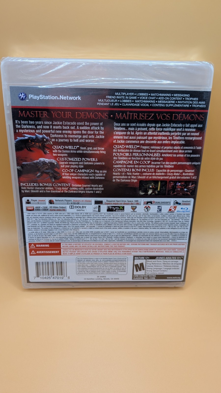 The Darkness II 2 Limited Edition – PlayStation 3 PS3 – – FACTORY SEALED!