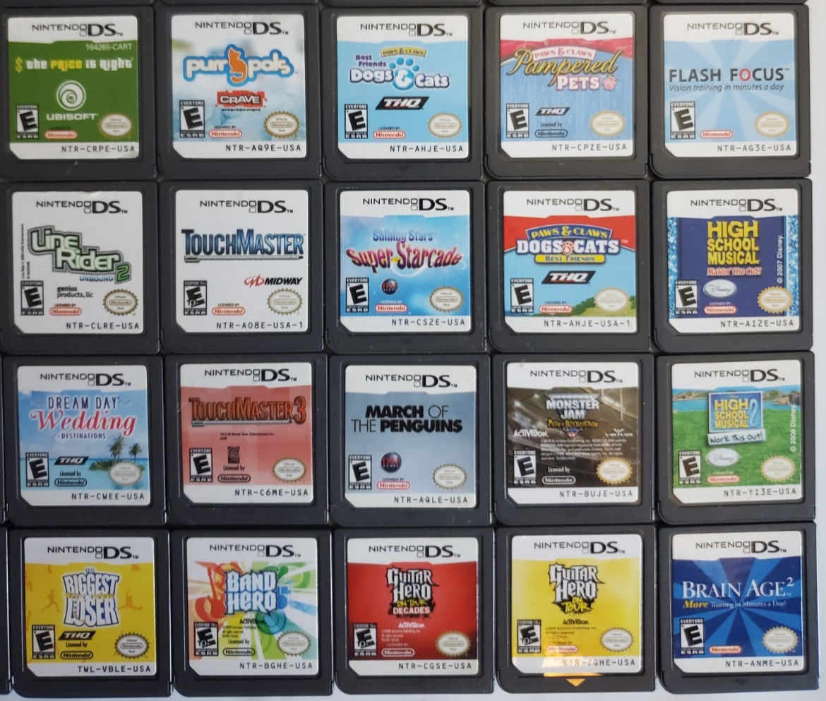 Lot of Nintendo DS Games Pick + Choose -Cartridge ONLY- T + W *Updated 6/10/24*