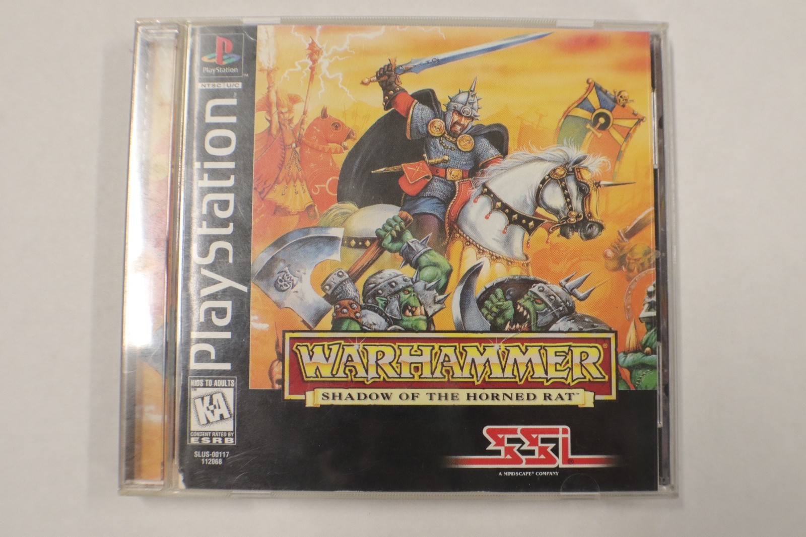 PlayStation Warhammer Shadow of the Horned Rat PS1 Video Game