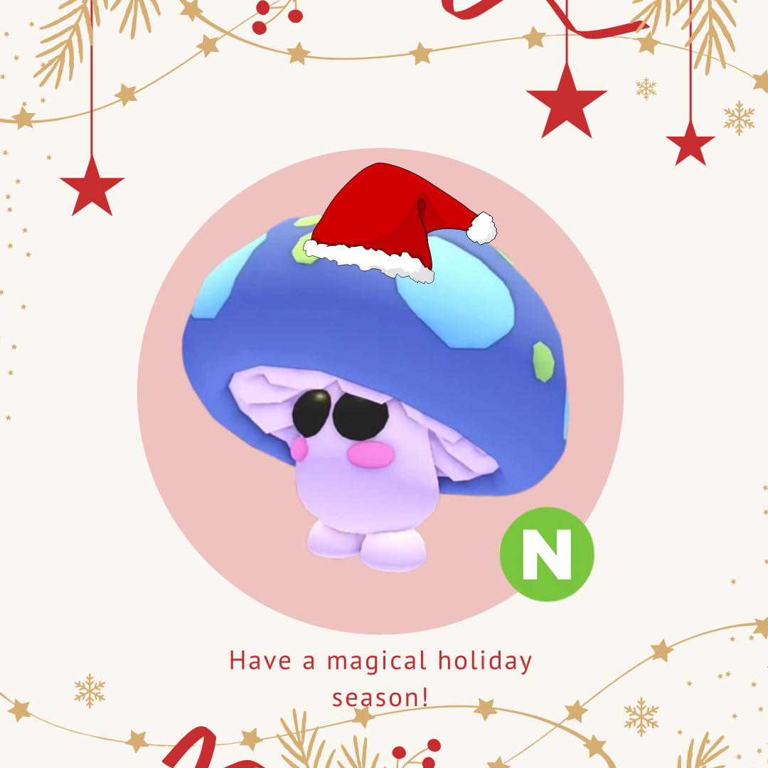 ADOPT A PET FROM ME VIRTUAL PET – NEON MUSHROOM FRIEND