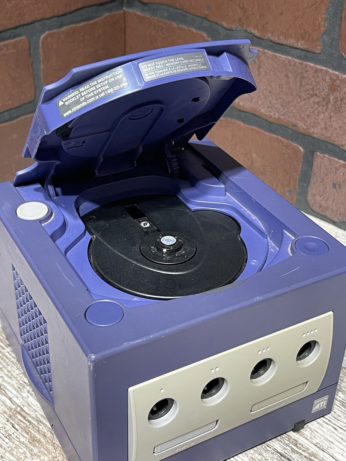 Nintendo Gamecube Indigo Purple 🔥 —Console Only— DOL-001 ~ FAST SHIPPING!