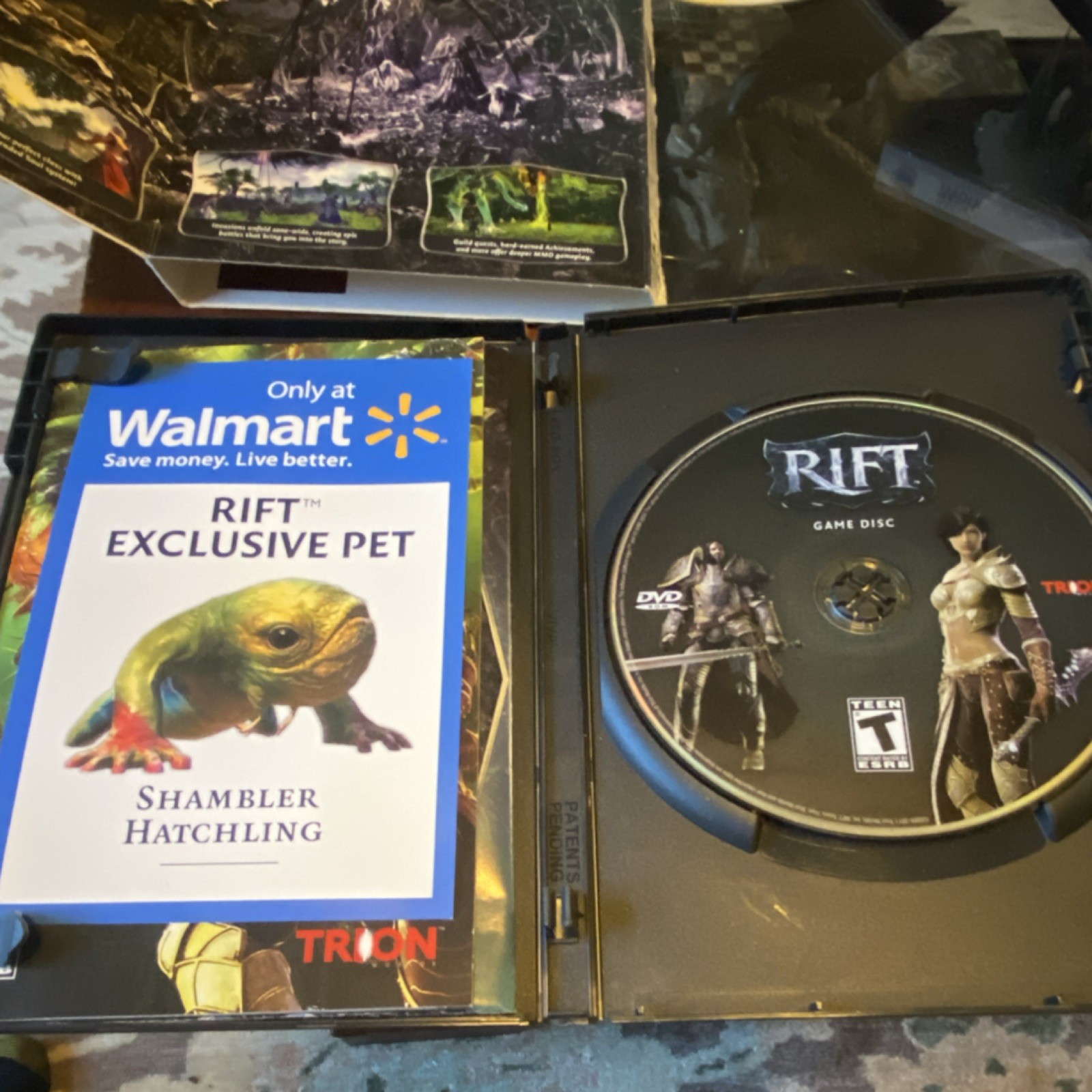 Trion RIFT PC DVD-ROM MMORPG Role Playing w/ Manual T-Teen 2011 NTSC-U/C