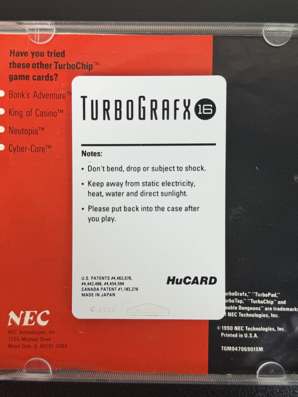 NEC Double Dungeons TurboGrafx-16 RPG 1989 Manual Included NTSC-U/C